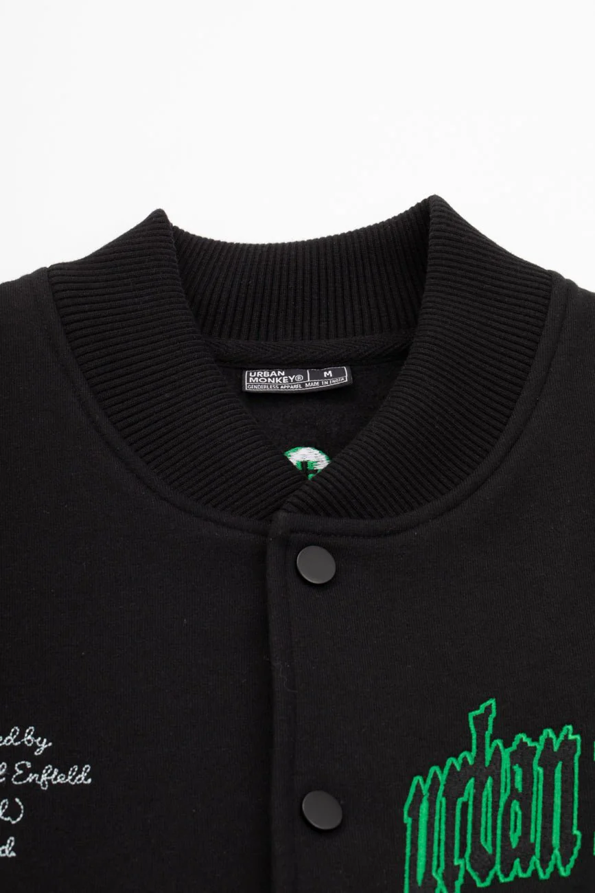 Emperor Varsity Jacket_Royal Enfield x Urban Monkey - Image 3