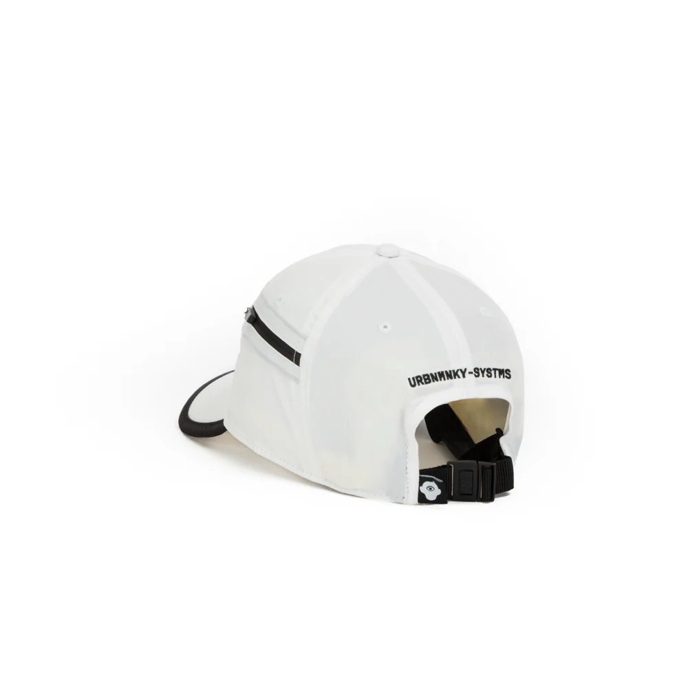 Foldable outdoor cap with pocket // white - Image 4