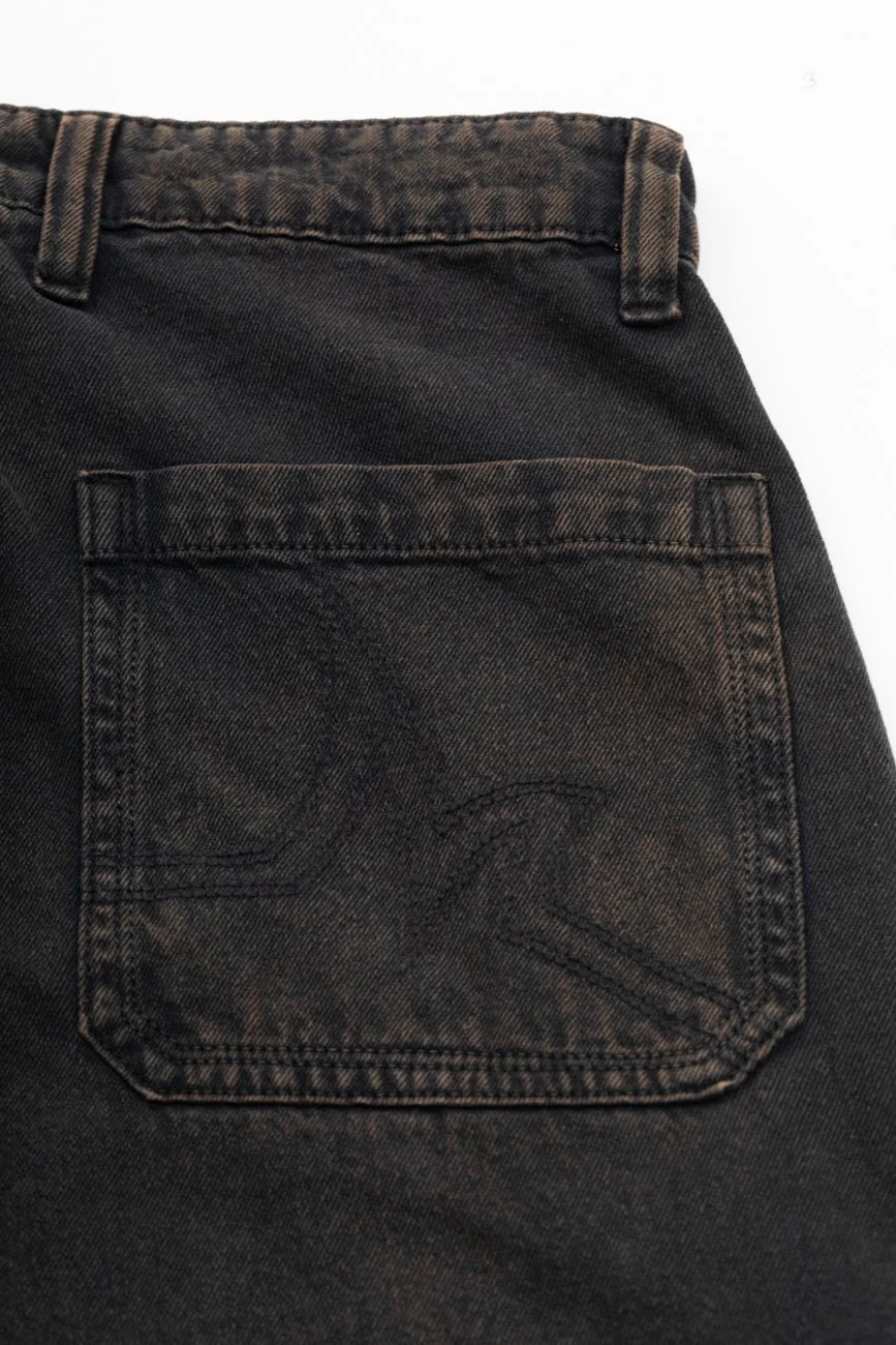 Low Key Royalty // Denim Cargo Joggers - Image 5
