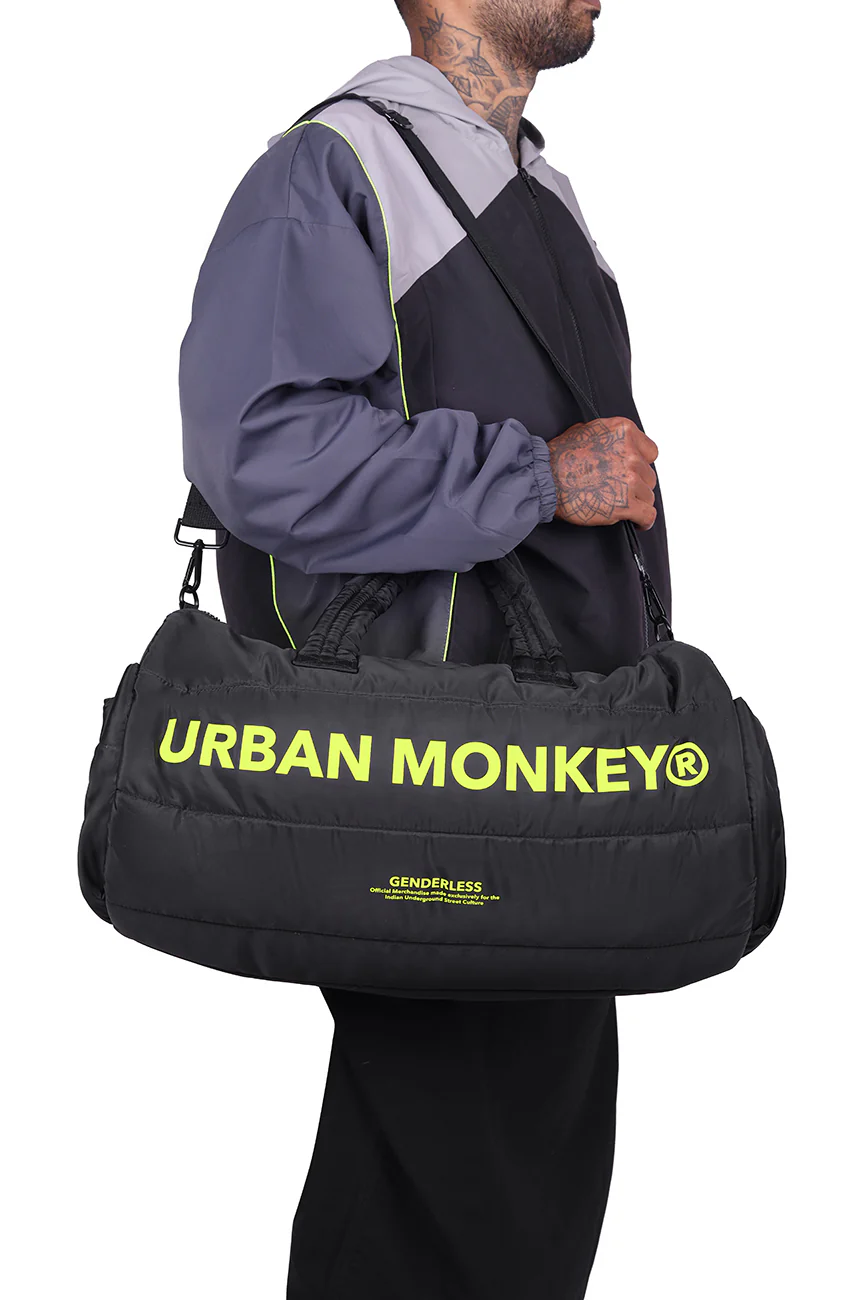 Pack of 2 Puffer bags // Neon On Black - Image 2