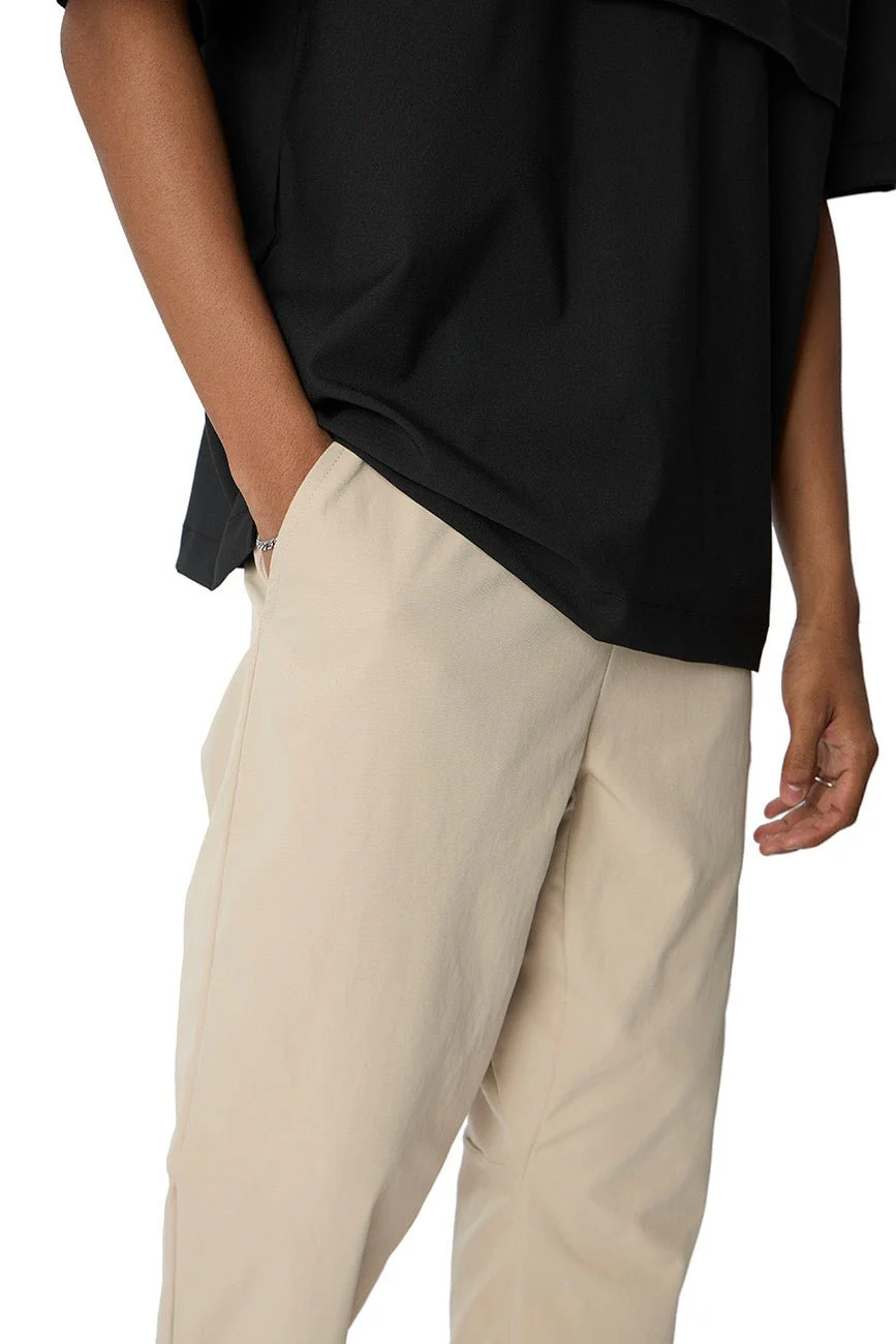Versatile Relaxed Fit Trousers // Khaki - Image 2