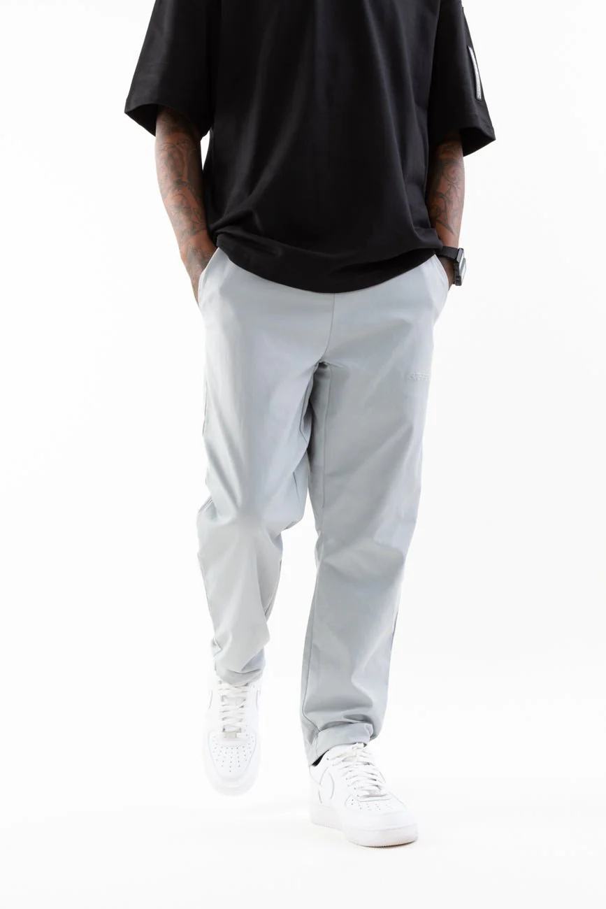 Versatile Relaxed Fit Trousers // Cloud Gray - Image 2