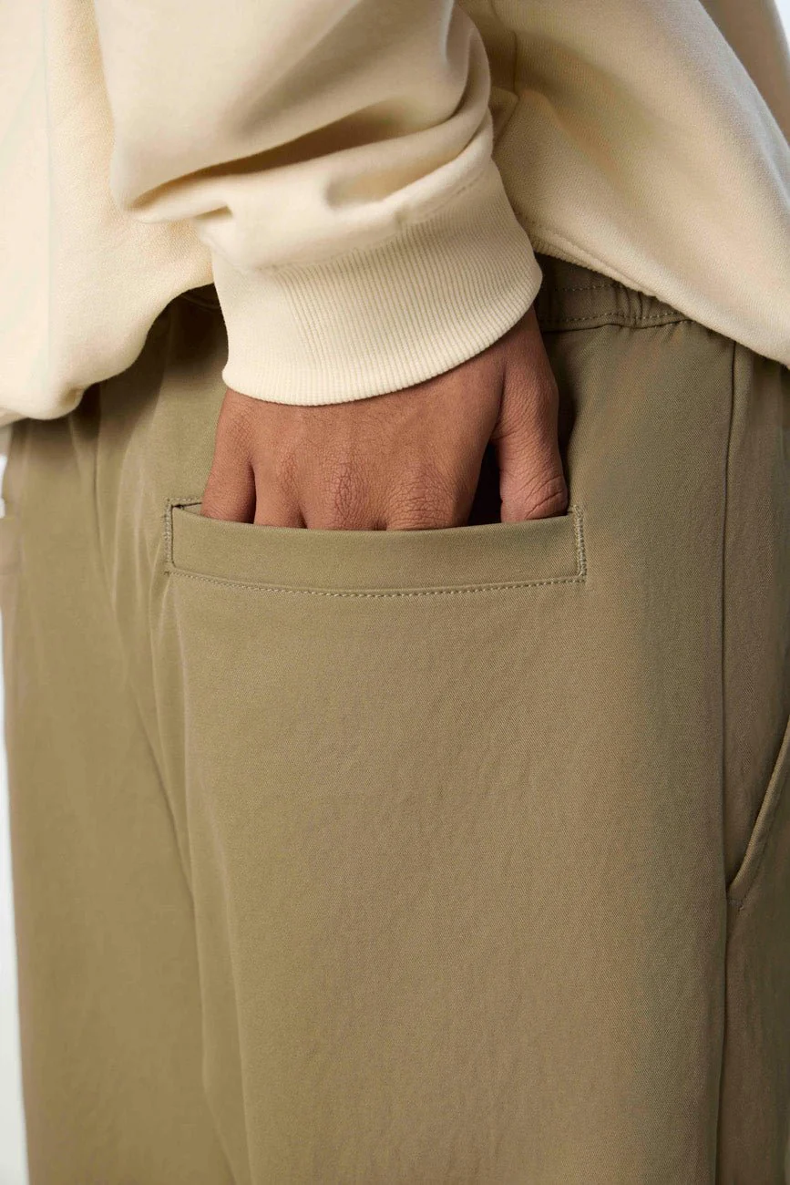 Versatile Relaxed Fit Trousers // Olive - Image 2